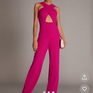 Le Chateau Peekaboo Front Jumpsuit